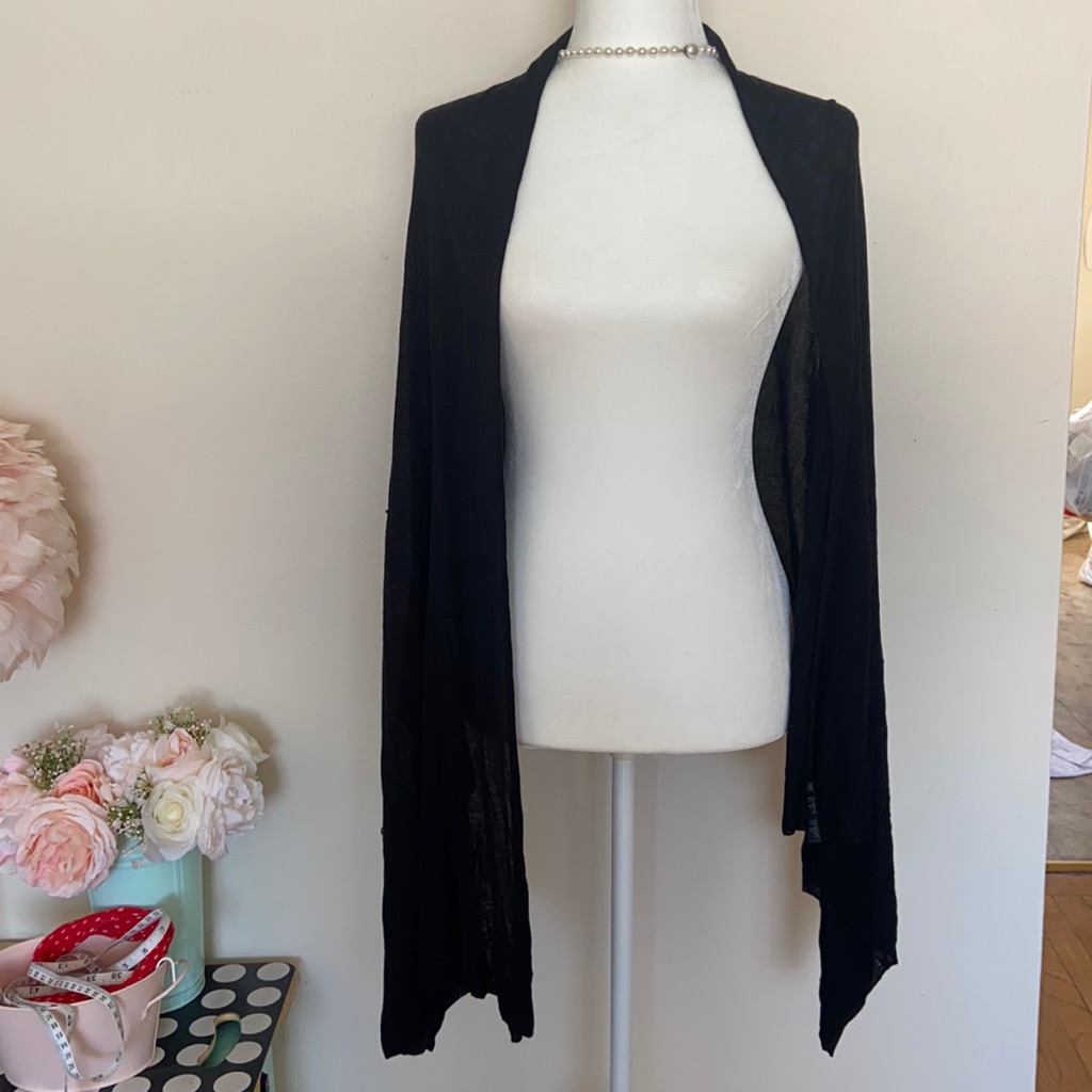H&M Black Soft Scarf Basic